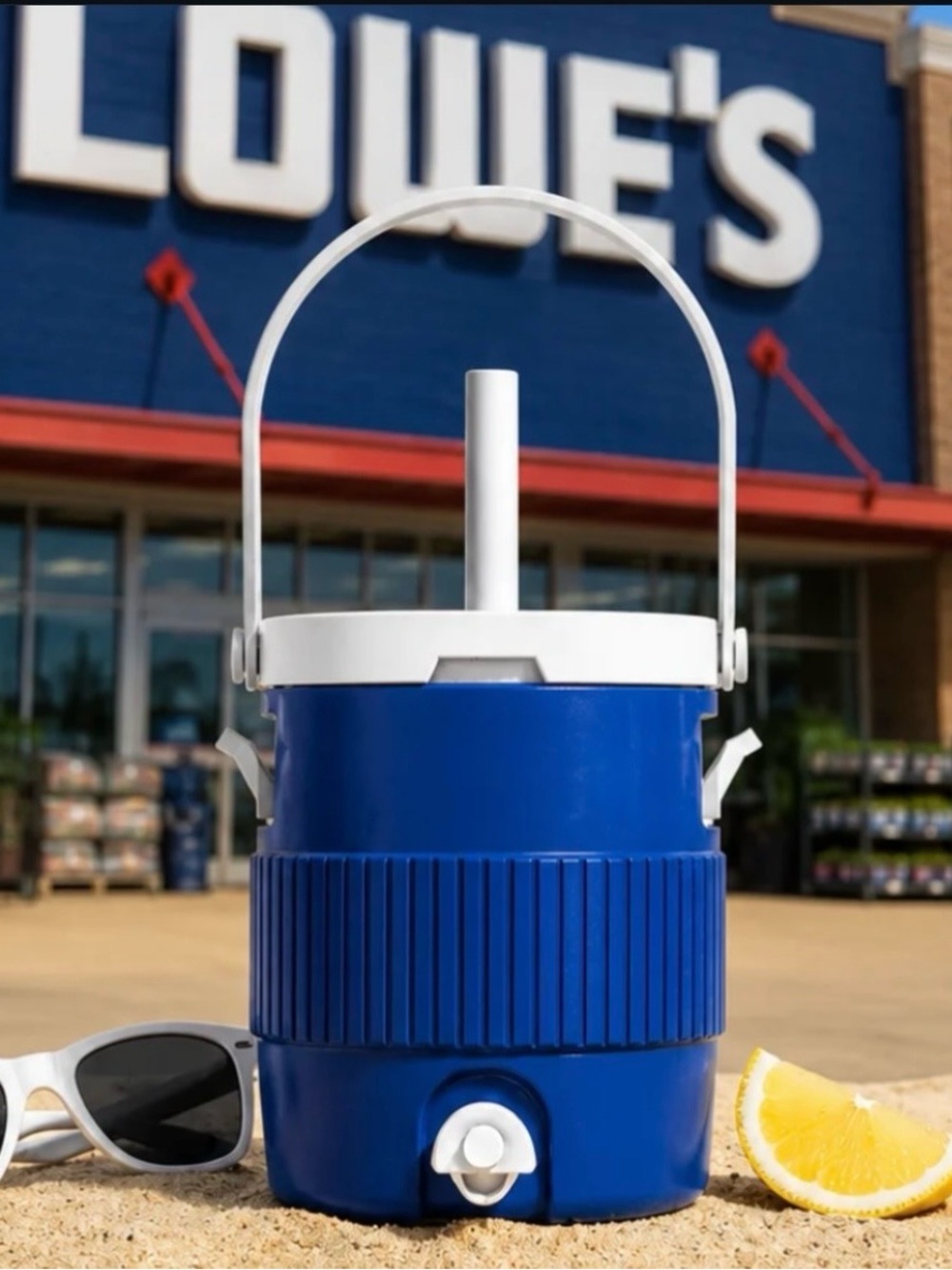 NWT Lowe’s Mini Cooler Cup with Straw - Limited Edition Collectible